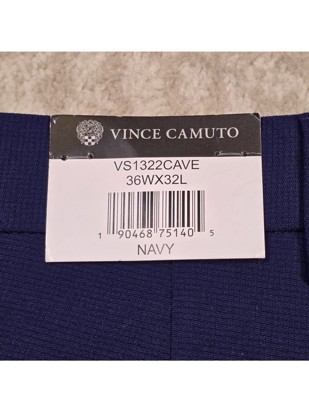 Vince Camuto - 36w X 32L Men's Navy Dress Slacks NWT
